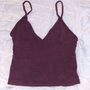 Brandy Melville maroon top
